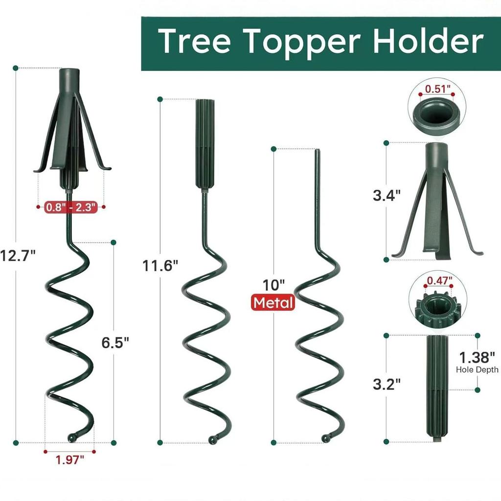 Christmas Holder Stabilizer Fixing Bracket Adapter Support Base for Party Graduation Holiday Wedding