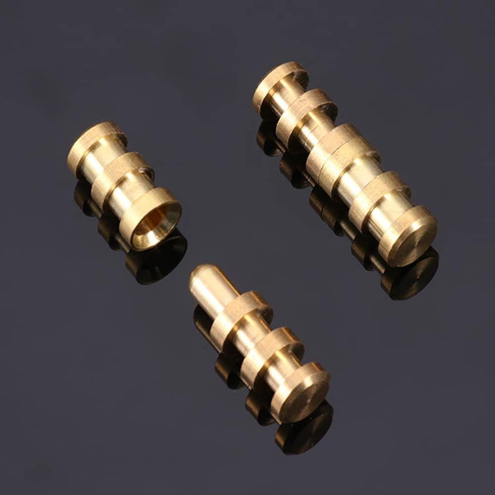 1/15Pcs Metal Dowels Table Bolt Yellow Sleeve Connectors Tool Table Leaf Hardware  Furniture