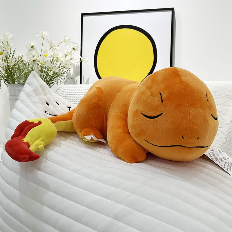 

Новая оригинальная лежачая плюшевая подушка Charmander Pokemon мягкая плюшевая игрушка японский аниме дракон плюшевая кукла детский подарок 35 см 35cm