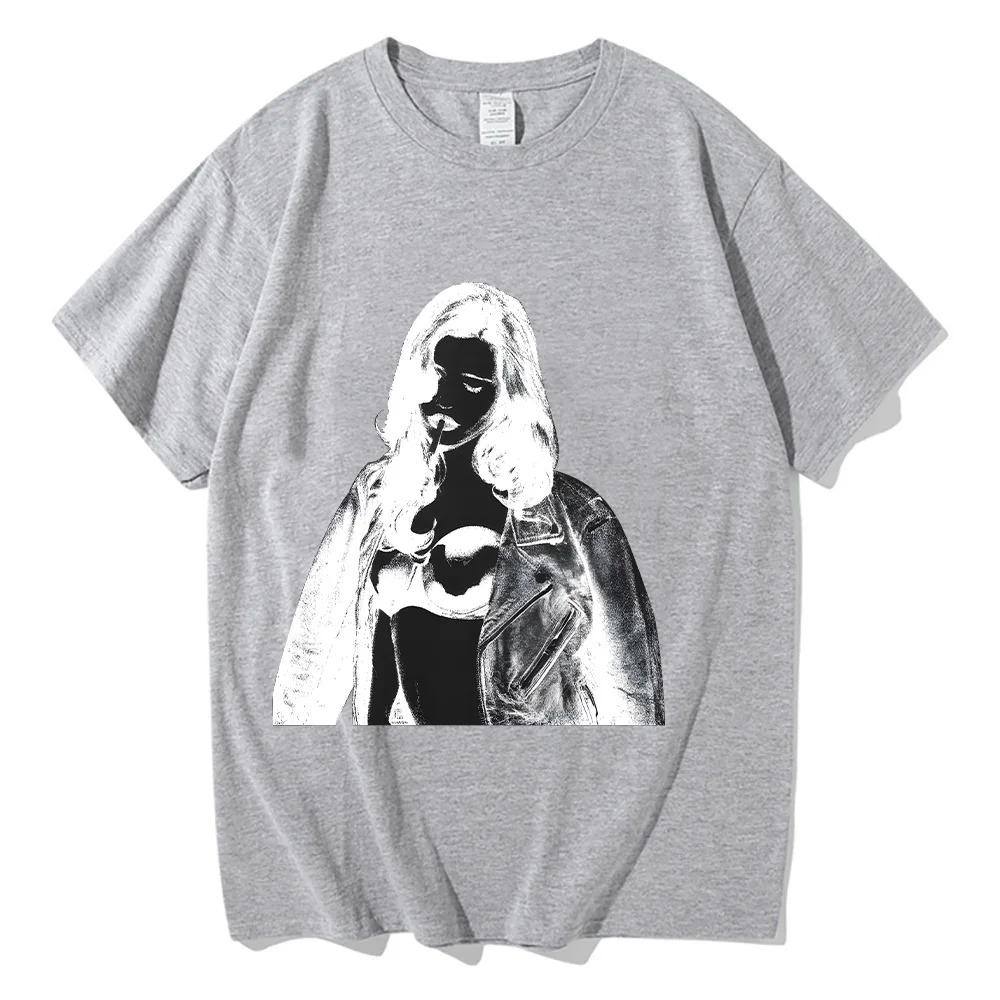 2026 Nessa Barrett Photo Negative Tee Women Men T Shirts Vintage Leisure Tees Short Sleeve O Neck T-Shirt Pure Cotton New Arrival Top