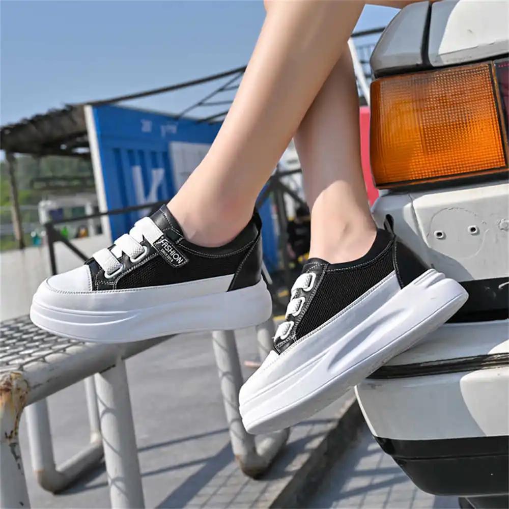 Fashion Real Leather 34-35 Shoes For Women Sport Casual Sneakers Women Size 42 Luxury Design New Year's Sapato Sapateneis High-end