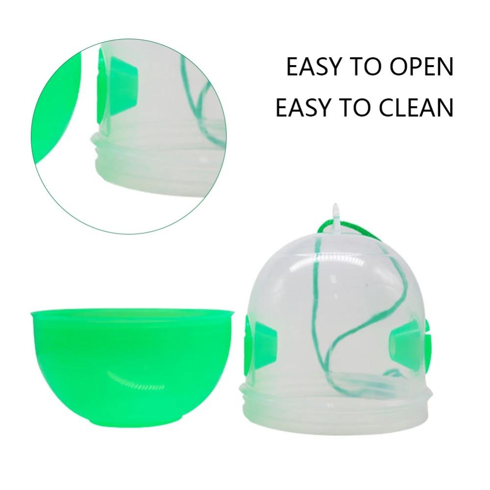 8PCS Reusable Fly Wasp Insect Traps Hanging Plastic Asian Hornet Catcher Fly Killer Orchard Insect Trap Pest Control Products