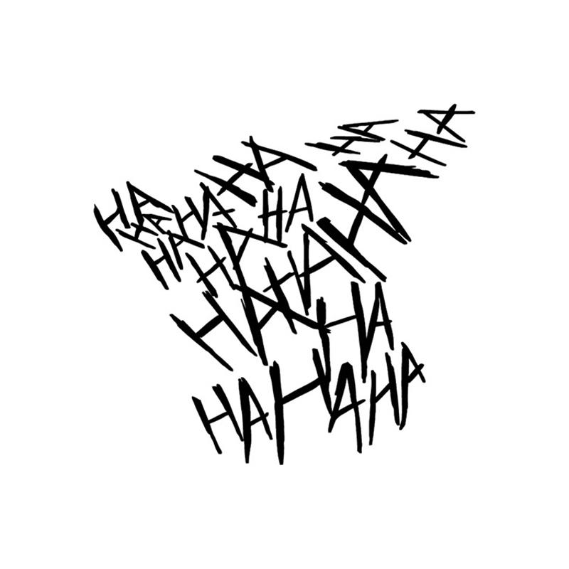 

Автомобильная мотоциклетная наклейка HAHAHA Joker, наклейки на мотоциклетный шлем, светоотражающие наклейки для автомобиля, авто, забавная наклейка на шлем, виниловый Стайлинг, Декор 2pcs