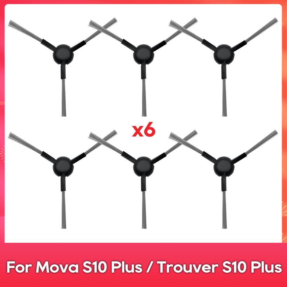 Compatible For ( Dreame Mova S10 Plus / Trouver S10 Plus ) Spare Parts Main Side Brush Filter Mop Cloth Dust Bag Accessories