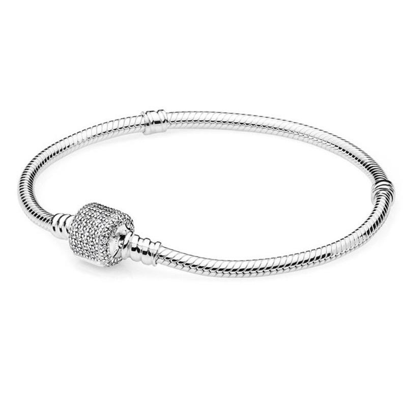 Heart Snake 925 Chain Bracelet Flower Tree Clasp Femme Love Bracelet Decoration Bangle Trinkets For Women Jewelry Gift
