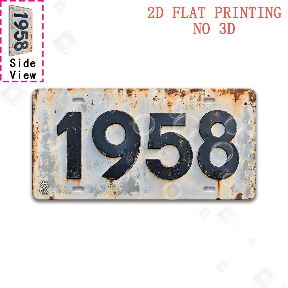 

D Flat pc Retro Aluminum Sign Vintage Metal Tin Sign Decor for Man Cave Bar Garage Cafe Living Room Garden 15x30cm(5.9x7.8inch)