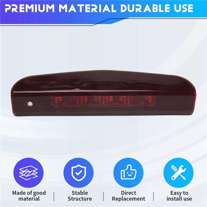 Car LED High Mount Stop Lamp 3Rd Rear Tail Light For Vauxhall Corsa D/E Opel Third Brake Lamps 13188045 1222130 Replacement