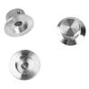 3Pcs Guitar Knob Metal Fine Surface Burrs Free Guitar Volume Control Knob Replacement with Hole
