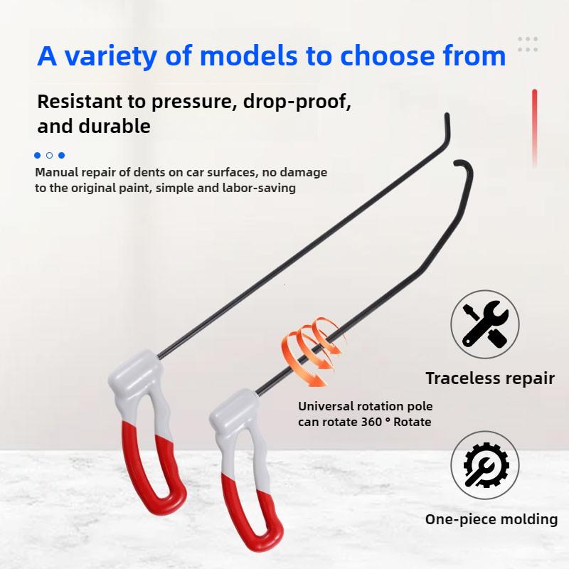 360° Rotating Hook Car Dent Repair Tool Auto Body Sandwich Repair 5 Models Available for Damage Fixing