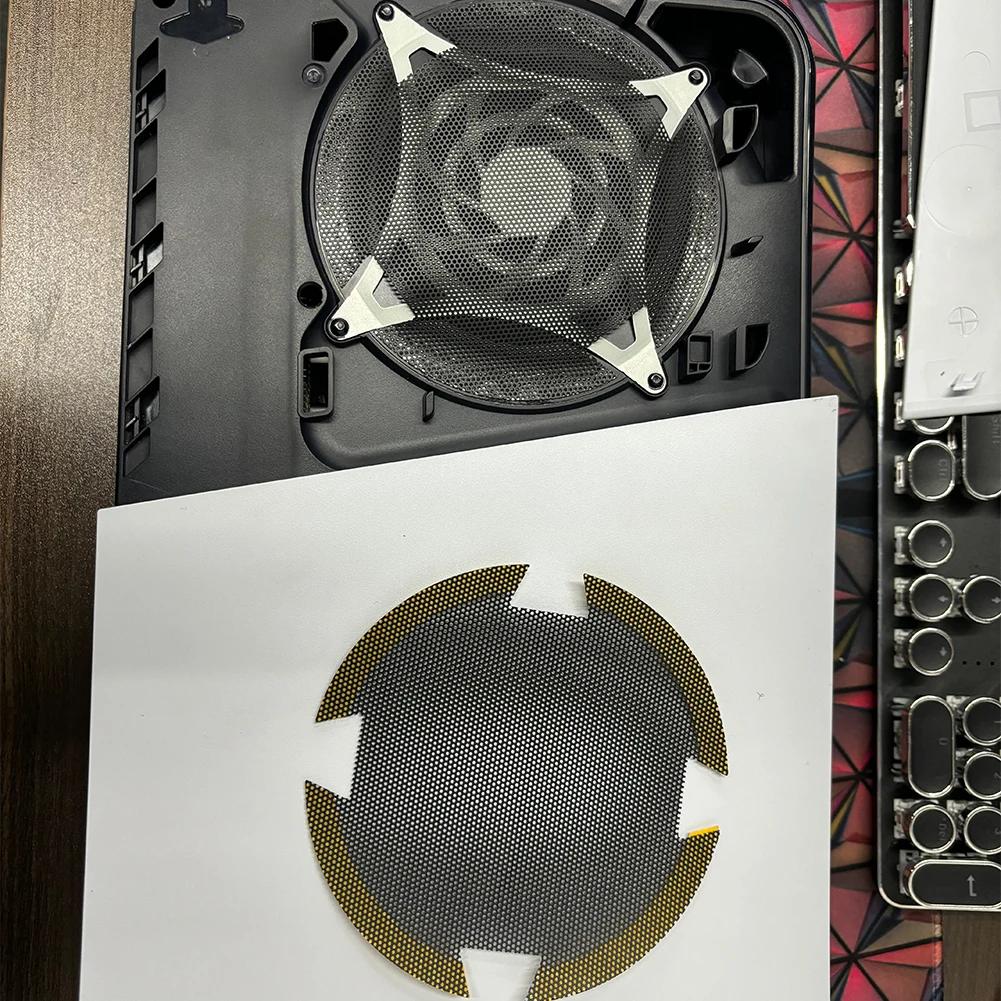 2/4PCS Console Cover for PS5 Slim Fan Dust Filter Ventilation Game Cooling Fan PVC Dust Filter Cover for PlayStation 5 Slim