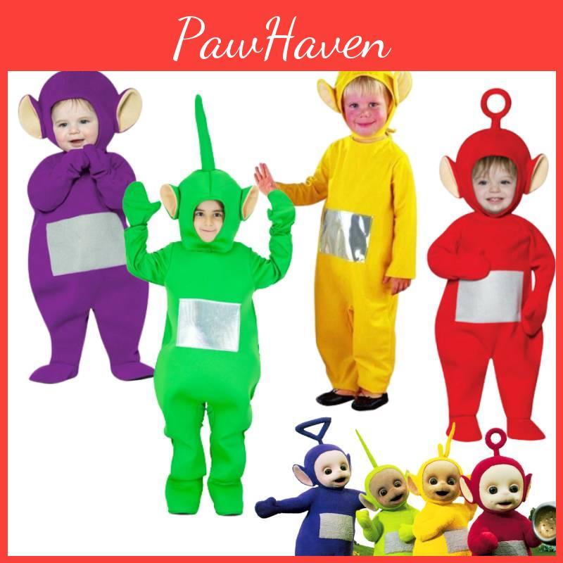 Teletubbies Costume Cosplay Birthday Halloween Party Children Cartoon Bodysuit