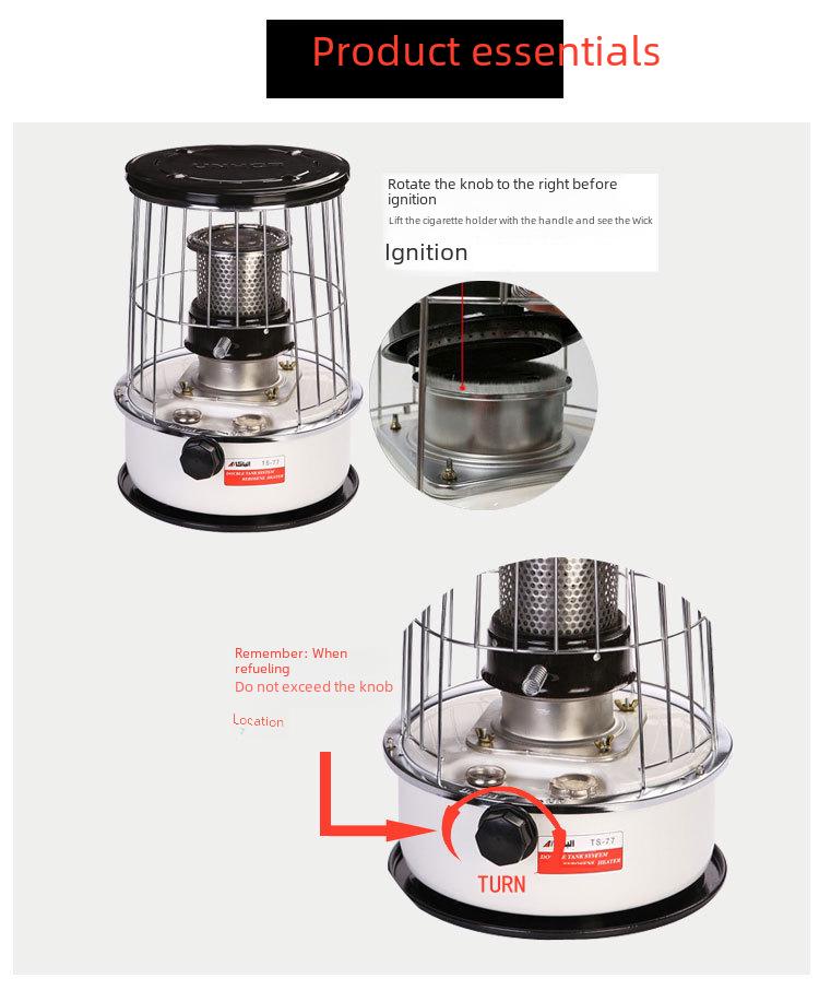 Portable Kerosene Heater: Multifuel Hand Warmer & Stove for Home Use