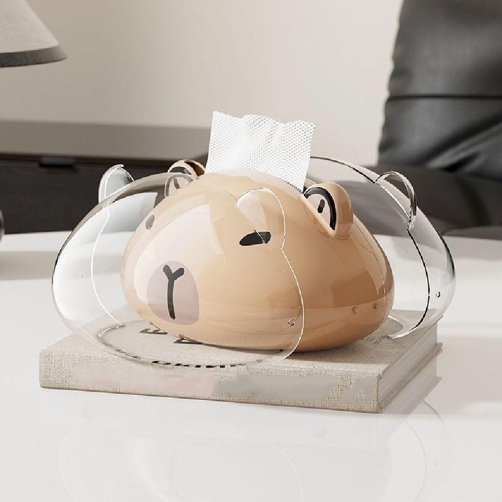 Animal Paper Towel Case Magnetic Panda Paper Container Durable Paper Towel  Dispenser  Kitchen