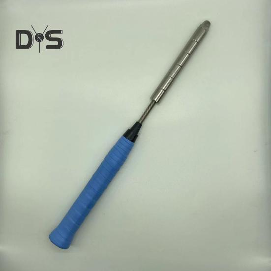 Badmintonschläger-Trainingsgerät, rutschfester Griff, realistisches Design, Edelstahlkonstruktion, Badminton-Schwungtrainer