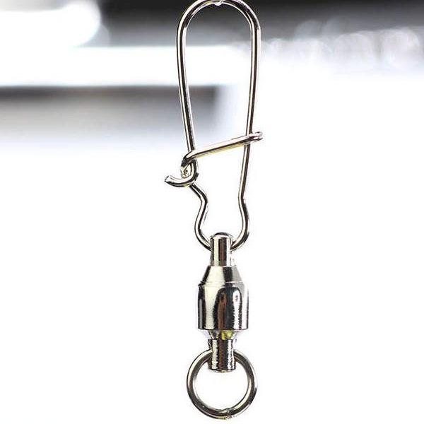 Large Size 304 Stainless Steel Bearing Ring Connector with Enhanced Pin for Fishing.