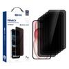 XDcase 5pcs / Pack Silk Screen Printed Anti-Peep Tempered Glass Screen Protector