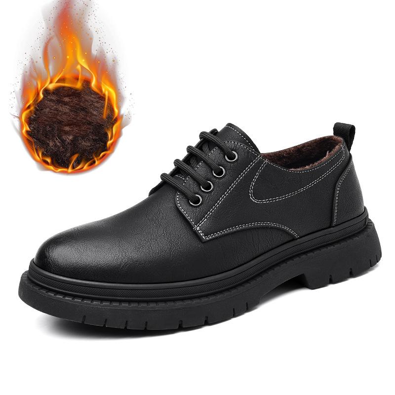 Fashion New Men Leather Shoes For Men Business Dress Shoes Fashion Cowhide Commuting Work Shoes Men British Suit Groom Wedding Men Shoes