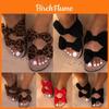 Stilvolle Damen Slip-On Peep-Toe Schleifen Schiebe-Sandalen Flatform Plateau Sandalen Schuhe