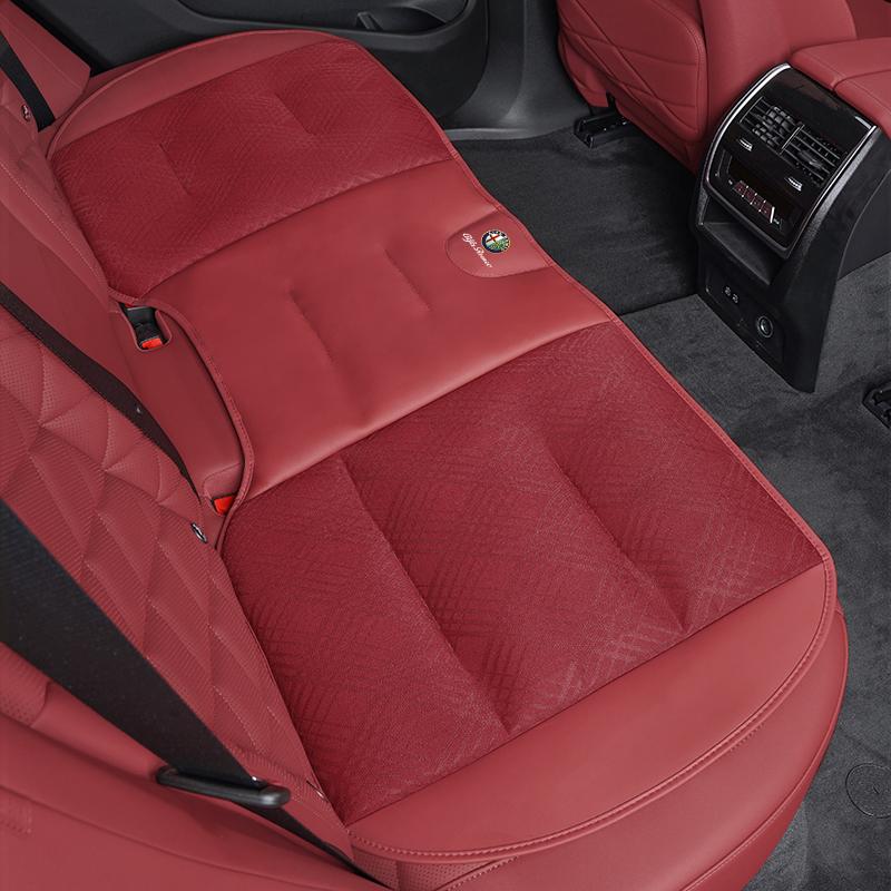 Summer Breathable Car Seat Covers Cushion Auto Interior Accessories For Alfa Romeo Giulietta Mito 159 Giulia Stelvio 156 147