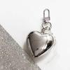 Exquisite Heart Keychain Big Hearts Women Bag Pendant Alloy Material Keyrings Perfect for Car Key Backpack Decoration