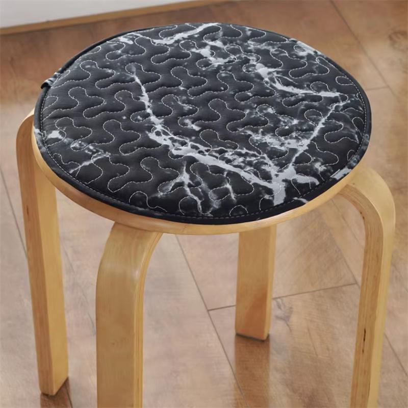 

Four Seasons Modern Style Round Cushion Fashionable Home Decoration Dining Chair Non-slip Mat Thicken Office Sedentary Stool Pad diameter 30cm