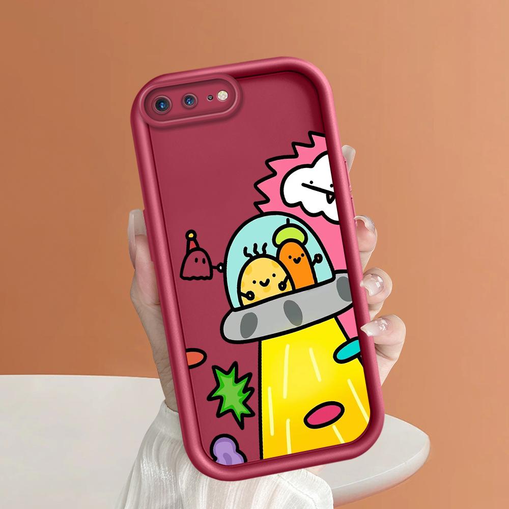 Cute Cartoon Phone Case for iPhone Samsung Galaxy Xiaomi Redmi POCO HUAWEI Honor Shockproof Rubber Soft Flexible Cover Casing