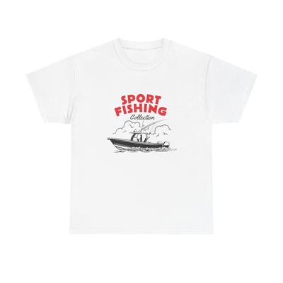Sportfischen Grafik T-Shirt Unisex Schweres Baumwoll-Tee