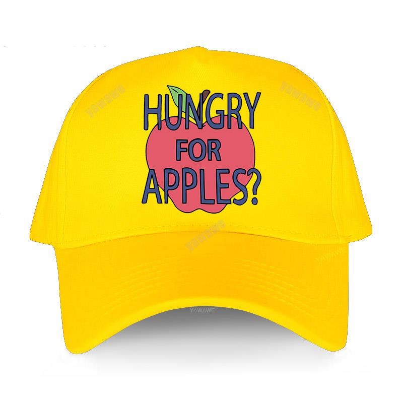 Baseball Cap Spring Summer Solid Sunhat Fashion Adjustable Berserk Hungry For Apples Dad Hat Cotton Outdoor Yawawe Caps