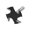 LAVIE 1Pz Gambo 8mm 3 Taglienti Frese per Slot a T Fresatrice Tagliente Dritto Manico da Taglio per Legno Lavorazione del Legno