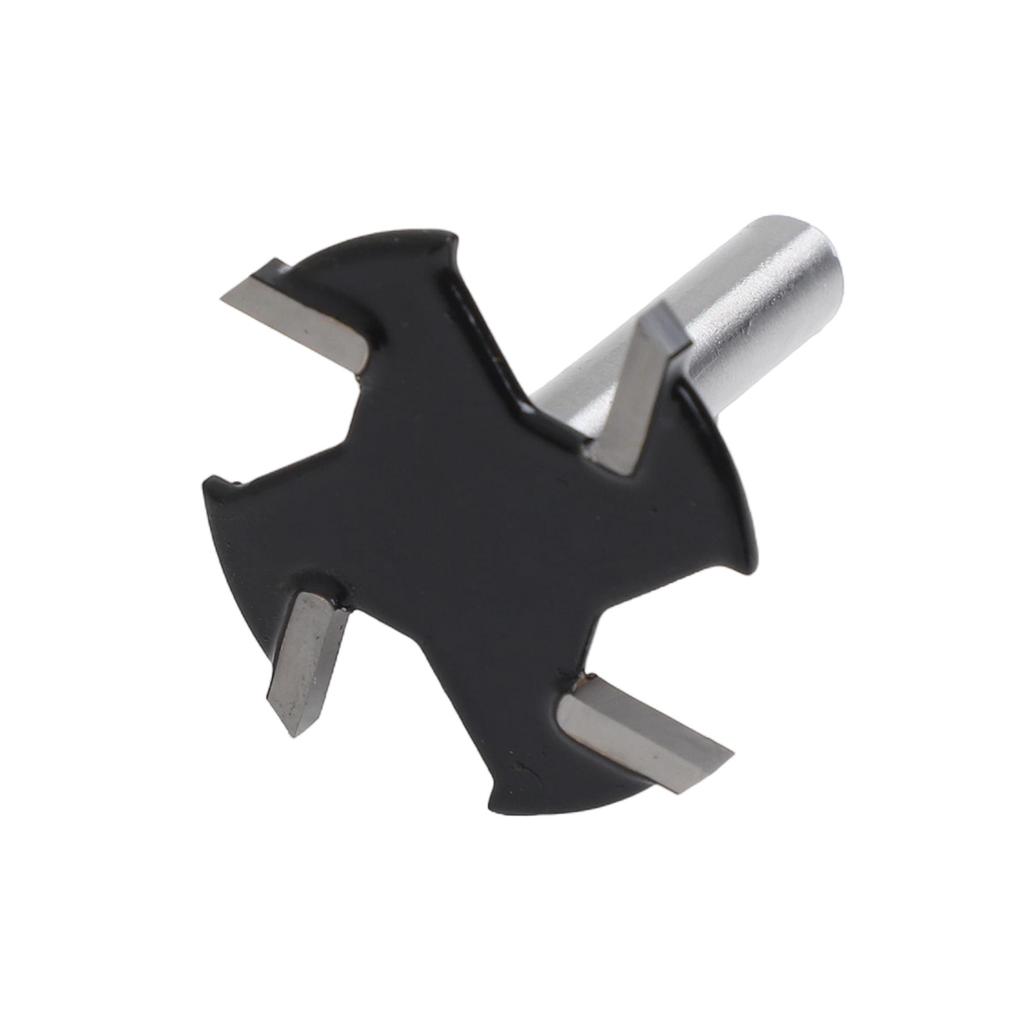 LAVIE 1Pz Gambo 8mm 3 Taglienti Frese per Slot a T Fresatrice Tagliente Dritto Manico da Taglio per Legno Lavorazione del Legno