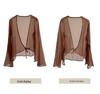 Ju Zhi 2024 Spring/Summer Women's Chinese Style Long Sleeve Sun Protection Cardigan.
