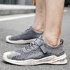 Outdoor Flats Non-Slip Travel Beach Leather Shoes Cool Breathable Daily Walking Shoes Summer Ultralight Mens Mesh Shoes Stylish