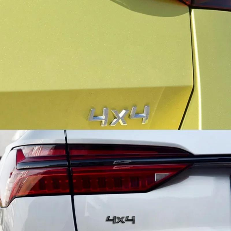3D Premium 4X4 for OCTAVIA SUPERB KODIAQ KAMIQ RAPID FABIA Car Fender Trunk Rear Bonnet Decal Emblem Badge Sticker