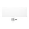 Acrylic Frosted Office Partition - Single Panel, Modern Desk Divider, Clear Privacy Screen for Workspace, Clamp-On Desktop Panel