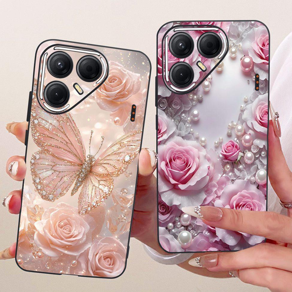 Phone Case For Tecno Pova 7 5G Cover Silicone Cute Cat Fashion Funny Painted Casing For Tecno Pova7 5G LJ7