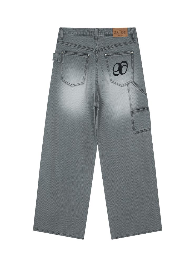 Aejeuon Echo Carpenter Pants / Gray