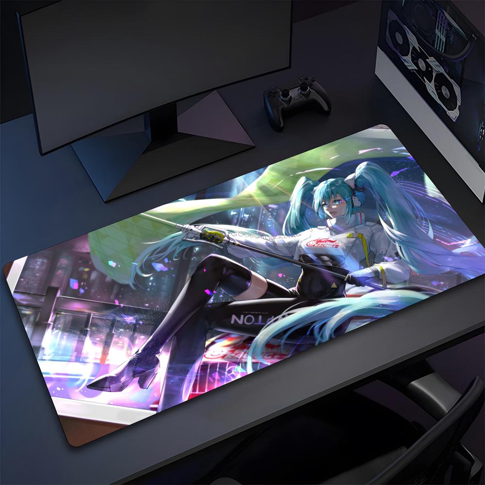 H-Hatsune Cute M-Mikus Mouse Pad High Quality Natural Rubber Mouse Pad The Most Professional Washable Laptop Mouse Pad