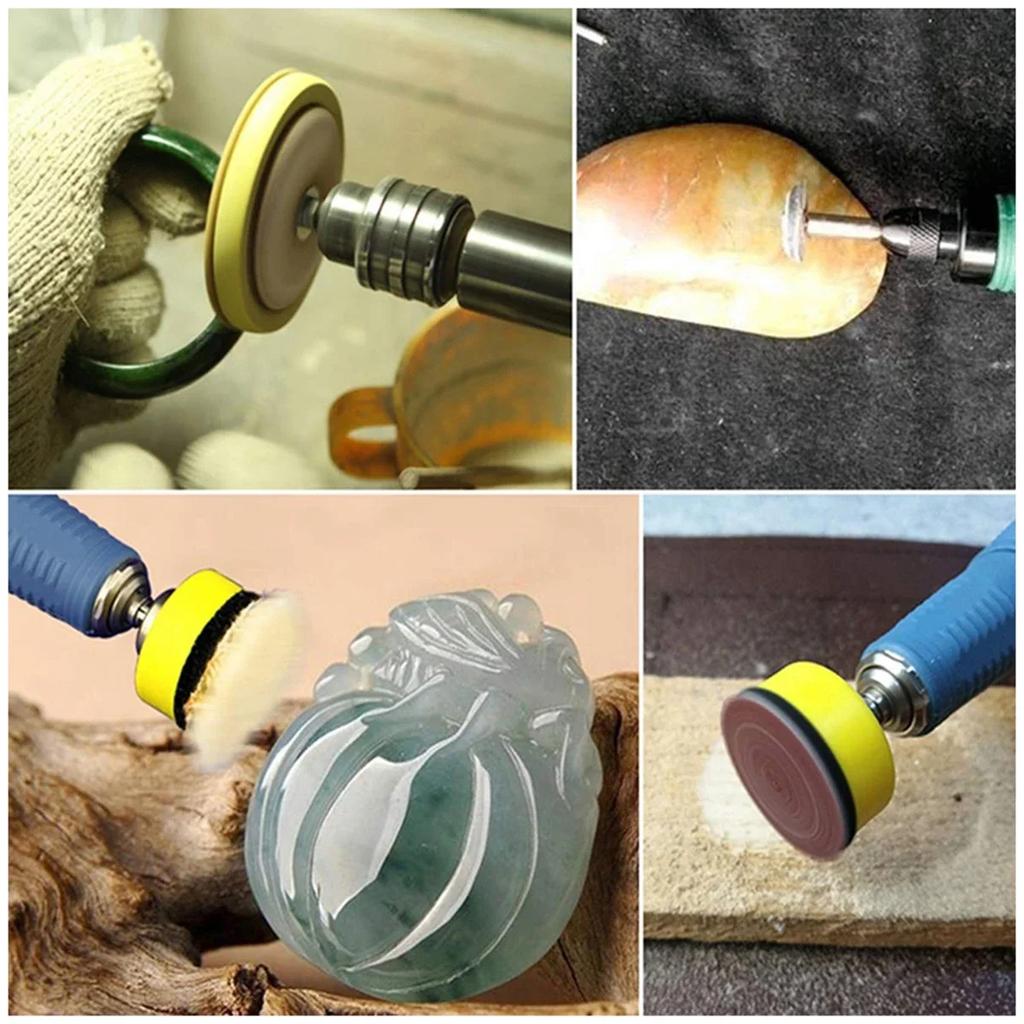 180Pcs 1/3 Inch Sanding Discs Polishing Sandpaper 60-10000 Grit Sanding Pads Car Quick Change Sanding Sheet Polishing Tools