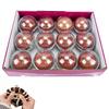 Set of 12 Handmade Crunchy Textured Sensory Balls for Stress Relief and Tactile Play Suitable for Adults and Children