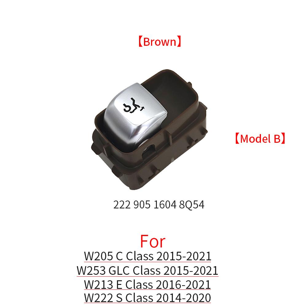 For Benz W205 W213 W222 W253 Car Trunk Unlock Release Button Cover For Mercedes C E S GLC Class Car Accessories 2229051604