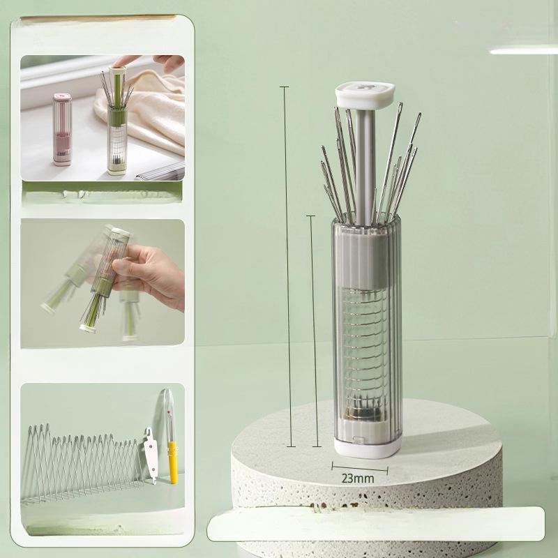 

Новое ведро для хранения игл с прессовым типом, бытовое устройство для хранения игл ручной работы, магнитная бутылка для хранения игл серый