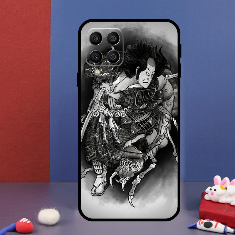 Japanese Style Samurai Art For Samsung Galaxy M12 M13 M33 M23 M53 M15 M55 M31 M51 M14 M34 M54 M20 M32 M52 Phone Case