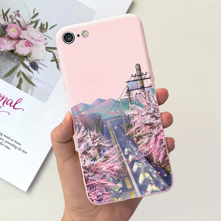 Für Apple iPhone SE 2020 Hülle Stylische Bonbon-Lackierte Rückseite 4,7'' Weiche Silikon-TPU-Handyhülle Für iPhone SE 2022 2020 Fundas