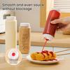 Condiment Dispenser Squeeze Sauce Bottle Big Capacity Reusable Condiment Container Double Head