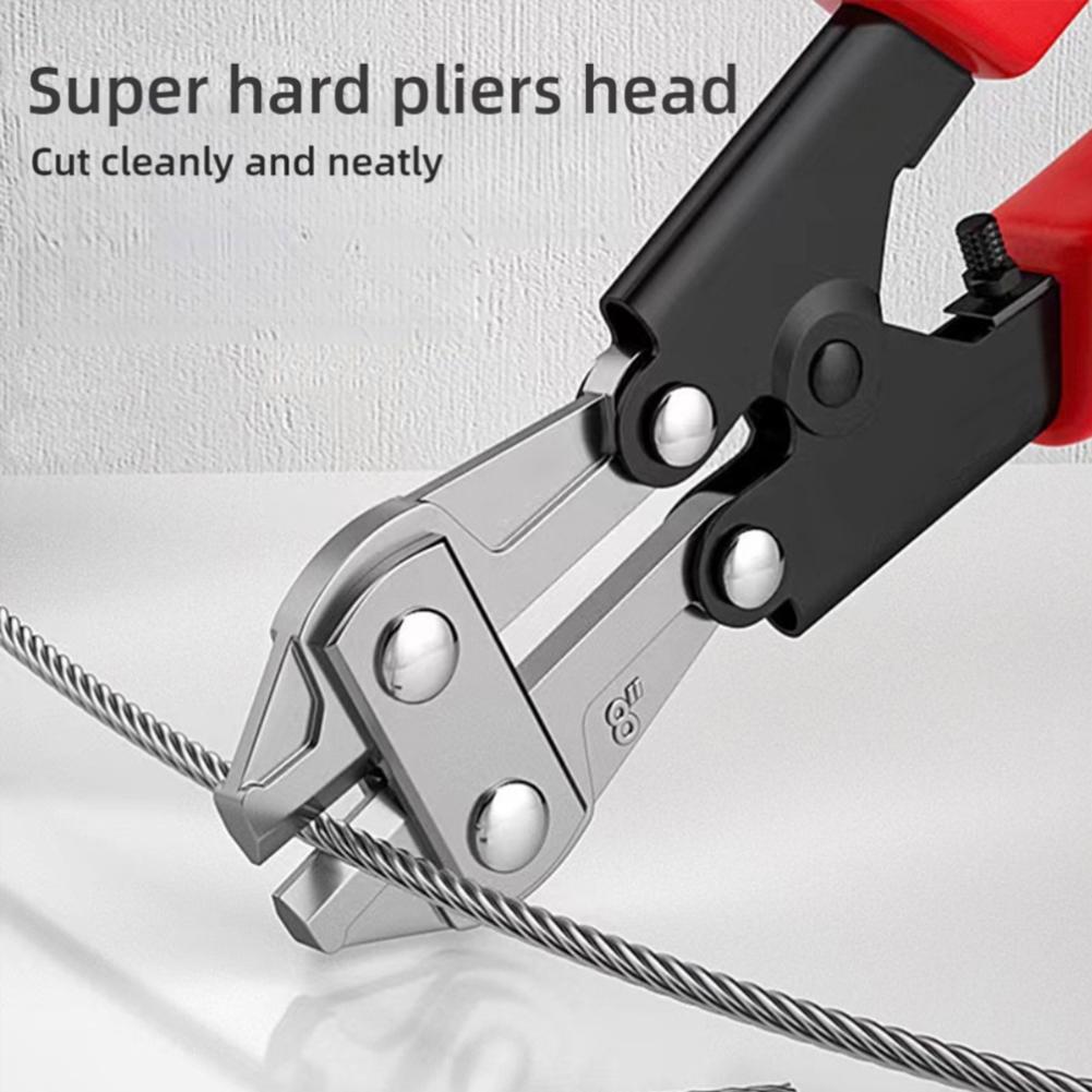 Mini Industrial Grade Steel Bar Bolt Cutters Strong High Hardness Labor-saving Wire Scissors Ion Mesh iIon Chain Cutting Pliers