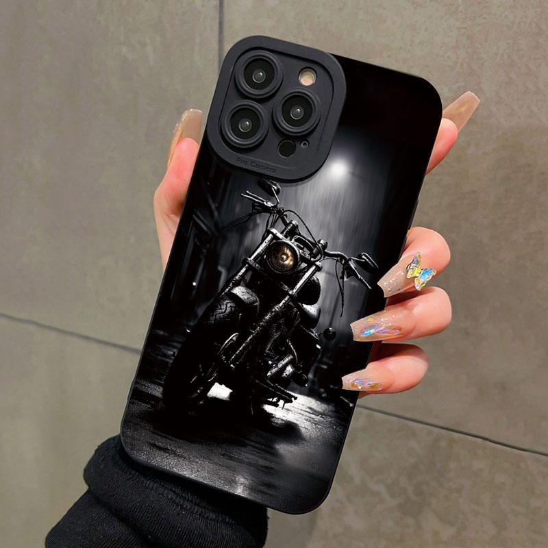 Black Sports Car Print Soft TPU Phone Case For iPhone 17 Air 16 E 15 14 13 12 11 Pro Max Plus Mini SE 2020 2022 Soft Cover