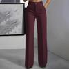 Pantaloni Eleganti da Donna 2025 a Vita Alta, Modellanti, Gamba Dritta