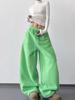 Women's 2025 Winter Plush Wide-Leg Pants: Loose, Elastic Waist, Drawstring, Casual Multi-Color Trend.