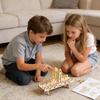 Interactive Physics Teaching Aid Wooden Suspension Bridge Model Craft Set For Science Experiment Classroom Demonstration