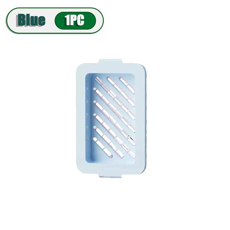 

1шт многофункциональная мыльница высокоэластичная сетка мыльница для мыла без рук бытовая ванная комната мыльница стойка для хранения синий